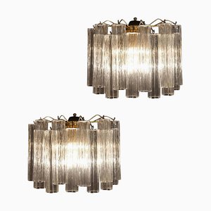 Murano Glass Tronchi Sconces, 1970s, Set of 2-MBH-1032416