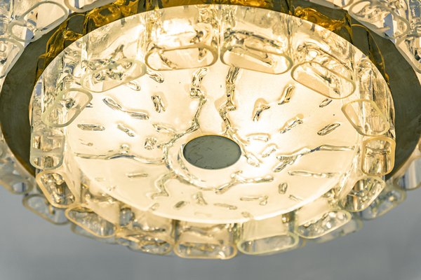 Murano Glass Tube Ceiling Lamp from Doria, Germany, 1960s-UGR-1086332