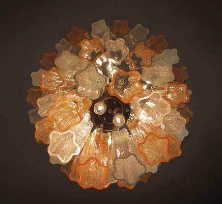 Murano Glass Tube Chandelier from Venini, 1980s-OVO-1235279