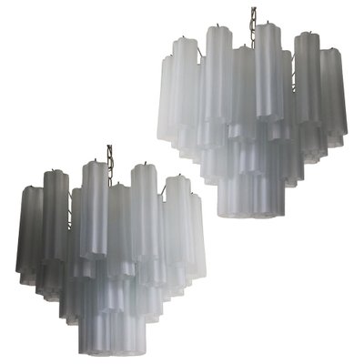 Murano Glass Tube Chandeliers, 1990s, Set of 2-OVO-1672438