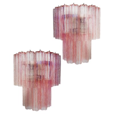 Murano Glass Tube Wall Sconces, 1990, Set of 2-OVO-1670545