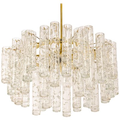 Murano Glass Tubes Chandelier from Doria, Germany, 1960s-UGR-1195096