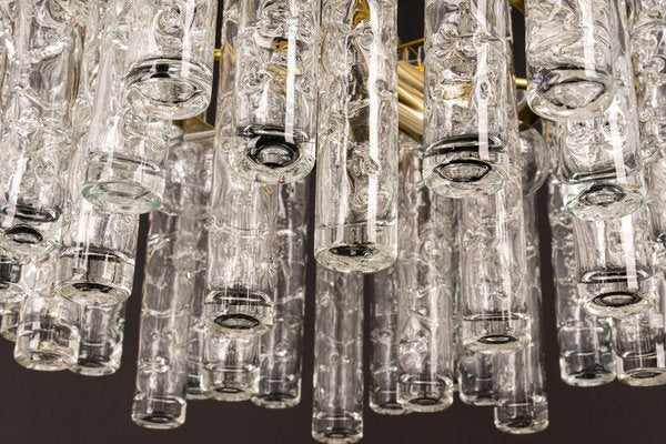 Murano Glass Tubes Chandelier from Doria, Germany, 1960s-UGR-1195096