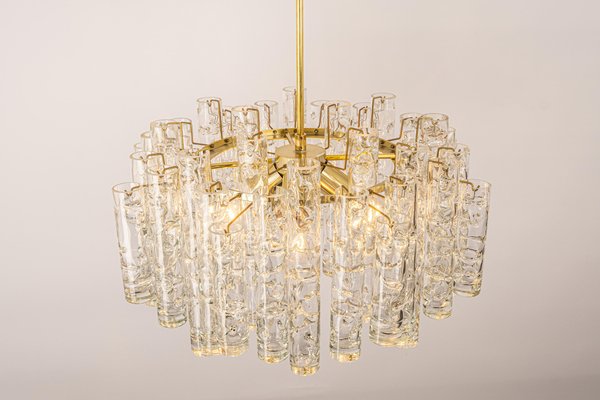 Murano Glass Tubes Chandelier from Doria, Germany, 1960s-UGR-1195096