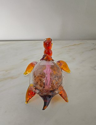 Murano Glass Turtle with Jellyfish Inside the Shell, 1970s-YST-1718011