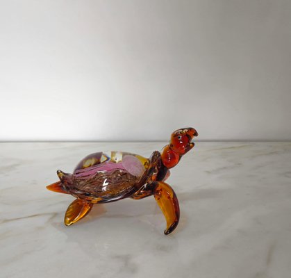 Murano Glass Turtle with Jellyfish Inside the Shell, 1970s-YST-1718011