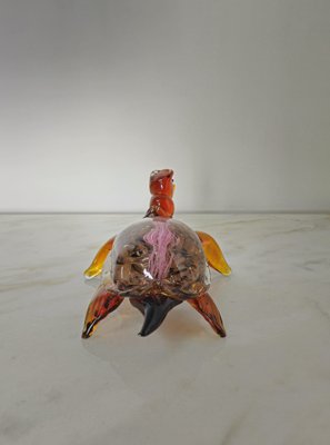 Murano Glass Turtle with Jellyfish Inside the Shell, 1970s-YST-1718011