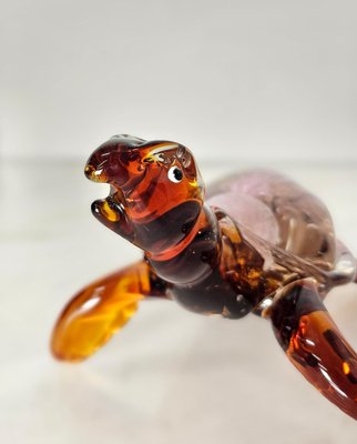 Murano Glass Turtle with Jellyfish Inside the Shell, 1970s-YST-1718011