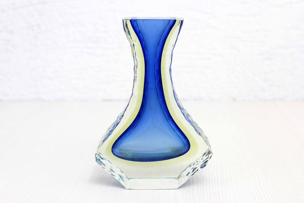 Murano Glass Vase attributed to Alessandro Mandruzzato, 1960s-BQF-1764503