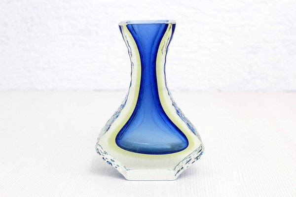 Murano Glass Vase attributed to Alessandro Mandruzzato, 1960s-BQF-1764503