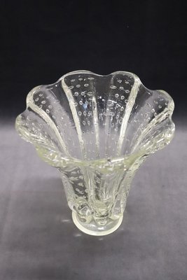 Murano Glass Vase attributed to Ercole Barovier for Seguso, 1950s-DCO-1789195