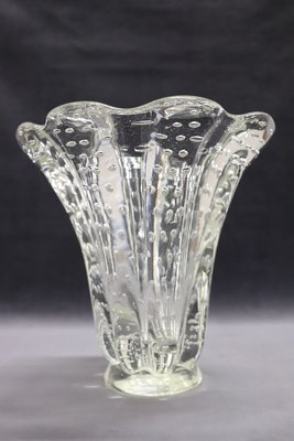 Murano Glass Vase attributed to Ercole Barovier for Seguso, 1950s-DCO-1789195