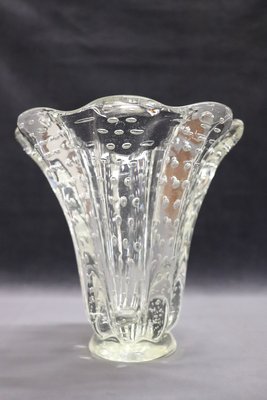 Murano Glass Vase attributed to Ercole Barovier for Seguso, 1950s-DCO-1789195