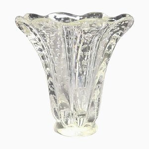 Murano Glass Vase attributed to Ercole Barovier for Seguso, 1950s-DCO-1789195