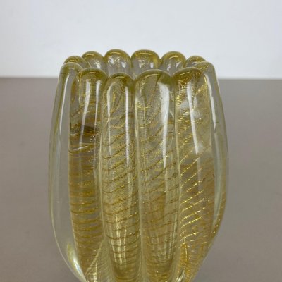 Murano Glass Vase by Barrovier & Toso, Italy, 1970s-QZ-1422541