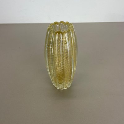 Murano Glass Vase by Barrovier & Toso, Italy, 1970s-QZ-1422541