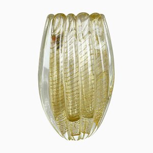 Murano Glass Vase by Barrovier & Toso, Italy, 1970s-QZ-1422541