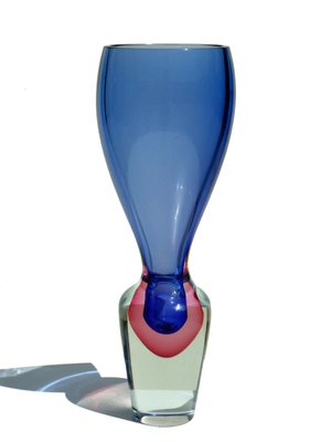 Murano Glass Vase by Da Ros Antonio for Cenedese, 1960s-GKB-563345