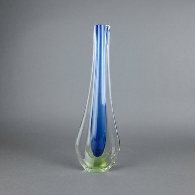 Murano Glass Vase by Flavio Poli for Seguso, 1960s-YGX-1183326