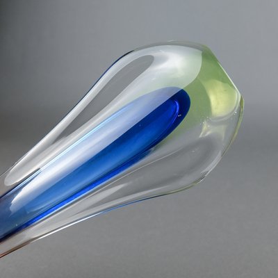 Murano Glass Vase by Flavio Poli for Seguso, 1960s-YGX-1183326