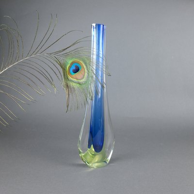 Murano Glass Vase by Flavio Poli for Seguso, 1960s-YGX-1183326