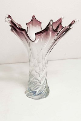 Murano Glass Vase by Fratelli Toso, 1960s-VQY-1408006