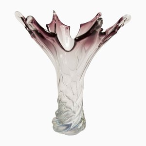 Murano Glass Vase by Fratelli Toso, 1960s-VQY-1408006