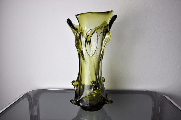 Murano Glass Vase by Gianni Seguso, Italy, 1960s-EJE-1373455