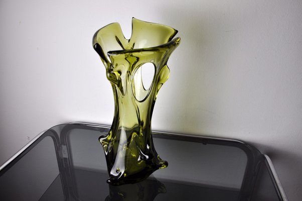 Murano Glass Vase by Gianni Seguso, Italy, 1960s-EJE-1373455