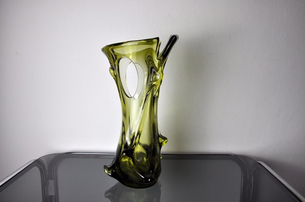 Murano Glass Vase by Gianni Seguso, Italy, 1960s-EJE-1373455