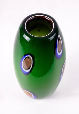 Murano Glass Vase by Paolo Crepax for Belvetro Murano-LBS-1371478