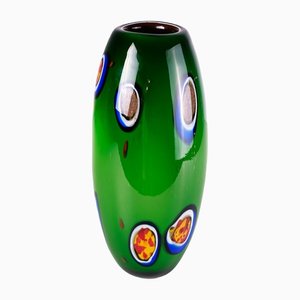 Murano Glass Vase by Paolo Crepax for Belvetro Murano-LBS-1371478