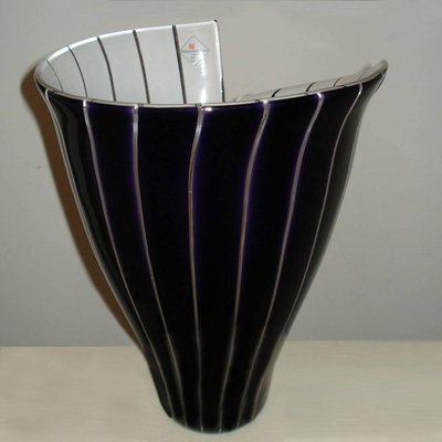 Murano Glass Vase by Toni Zuccheri for Barovier & Toso, 1980s-YGE-590355