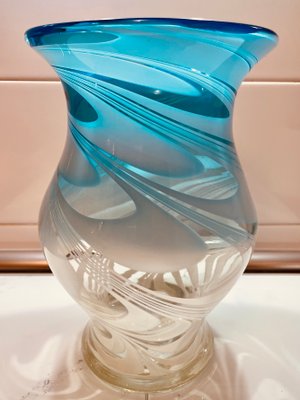 Murano Glass Vase with Brush Strokes-OPE-1361865