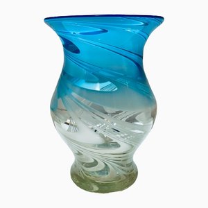 Murano Glass Vase with Brush Strokes-OPE-1361865