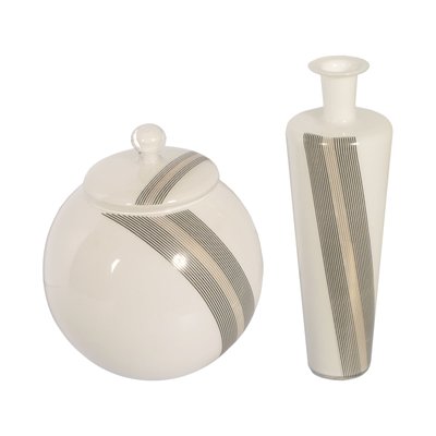 Murano Glass Vases by Tapio Wirkkala, 1960s, Set of 2-NJV-585374