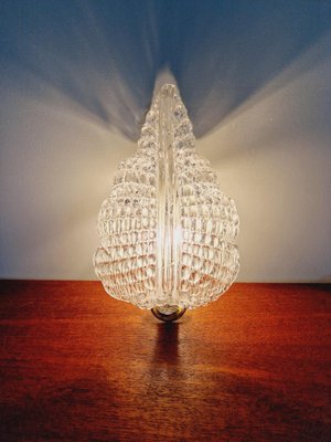 Murano Glass Wall Lamp from Barovier & Toso, 1950s-FAX-1806968