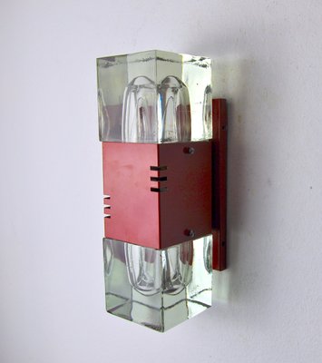 Murano Glass Wall Lamp from Sciolari, Italy, 1970s-EJE-1373501