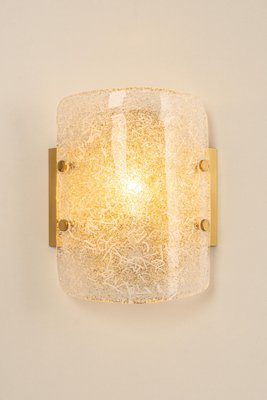 Murano Glass Wall Sconces from Hillebrand, Germany, 1970s, Set of 2-UGR-1195102