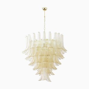 Murano Gold Glass Petal Chandelier, Italy-MPO-1761827