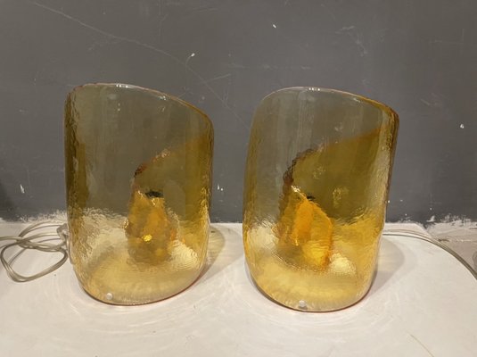 Murano La Murrina Table Lamps, 1970s, Set of 2-JJC-1397102