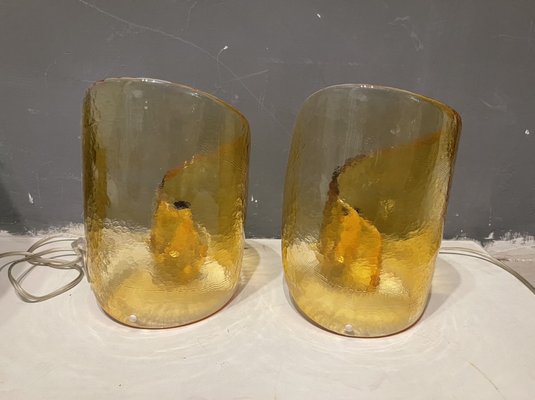 Murano La Murrina Table Lamps, 1970s, Set of 2-JJC-1397102