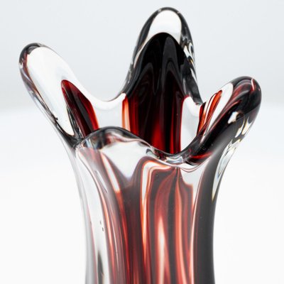 Murano Multi-Coloured Glass Vases, Italy, 1970, Set of 5-VDW-2044216