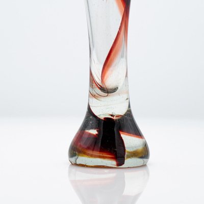 Murano Multi-Coloured Glass Vases, Italy, 1970, Set of 7-VDW-2044206