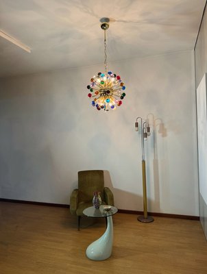 Murano Multicolored Glass Sputnik Chandelier with 51 Glasses, 1990s-FHZ-2021106