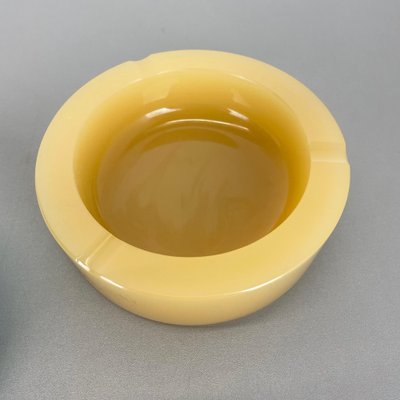 Murano Opaline Glass Ashtrays or Shell Bowls from Cenedese, 1960s, Set of 2-QZ-1052981