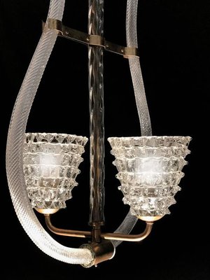 Murano Pendant Lamp by Barovier & Toso, 1940s-MBH-1032233