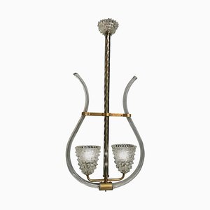 Murano Pendant Lamp by Barovier & Toso, 1940s-MBH-1032233