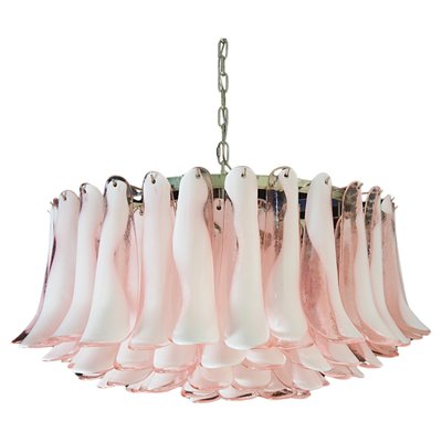 Murano Pink Petals Chandelier, 1990s-OVO-1703050