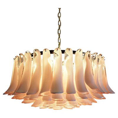 Murano Pink Petals Chandelier, 1990s-OVO-1703050